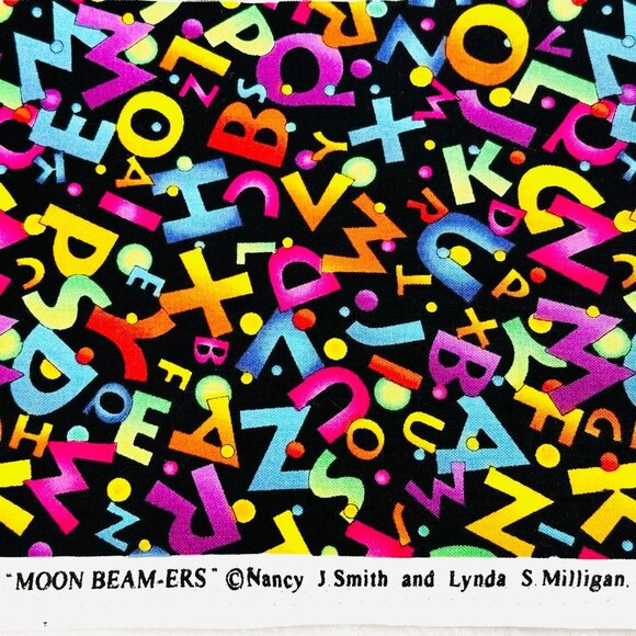 Vintage Possibilities MOON BEAM-ERS Fabric for Avlyn - Cotton Sewing/Quilting - Picture 2 of 4